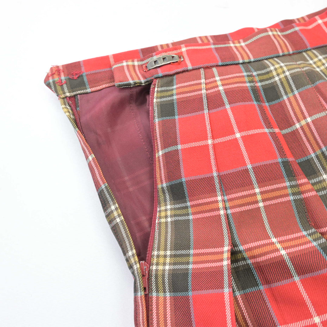 中古】東京都 品川女子学院中等部/旧制服 女子制服 2点 (スカート