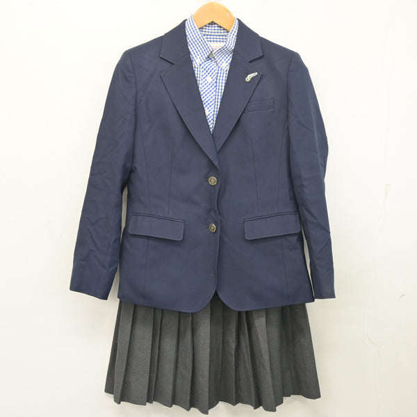 中古】兵庫県 須磨翔風高等学校 女子制服 5点 (ブレザー・シャツ