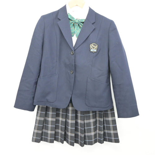 中古】大阪府 大阪ビジネスフロンティア高等学校 女子制服 3点 