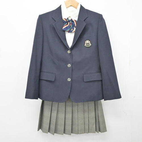 中古】兵庫県 須磨翔風高等学校 女子制服 3点 (ブレザー・シャツ 