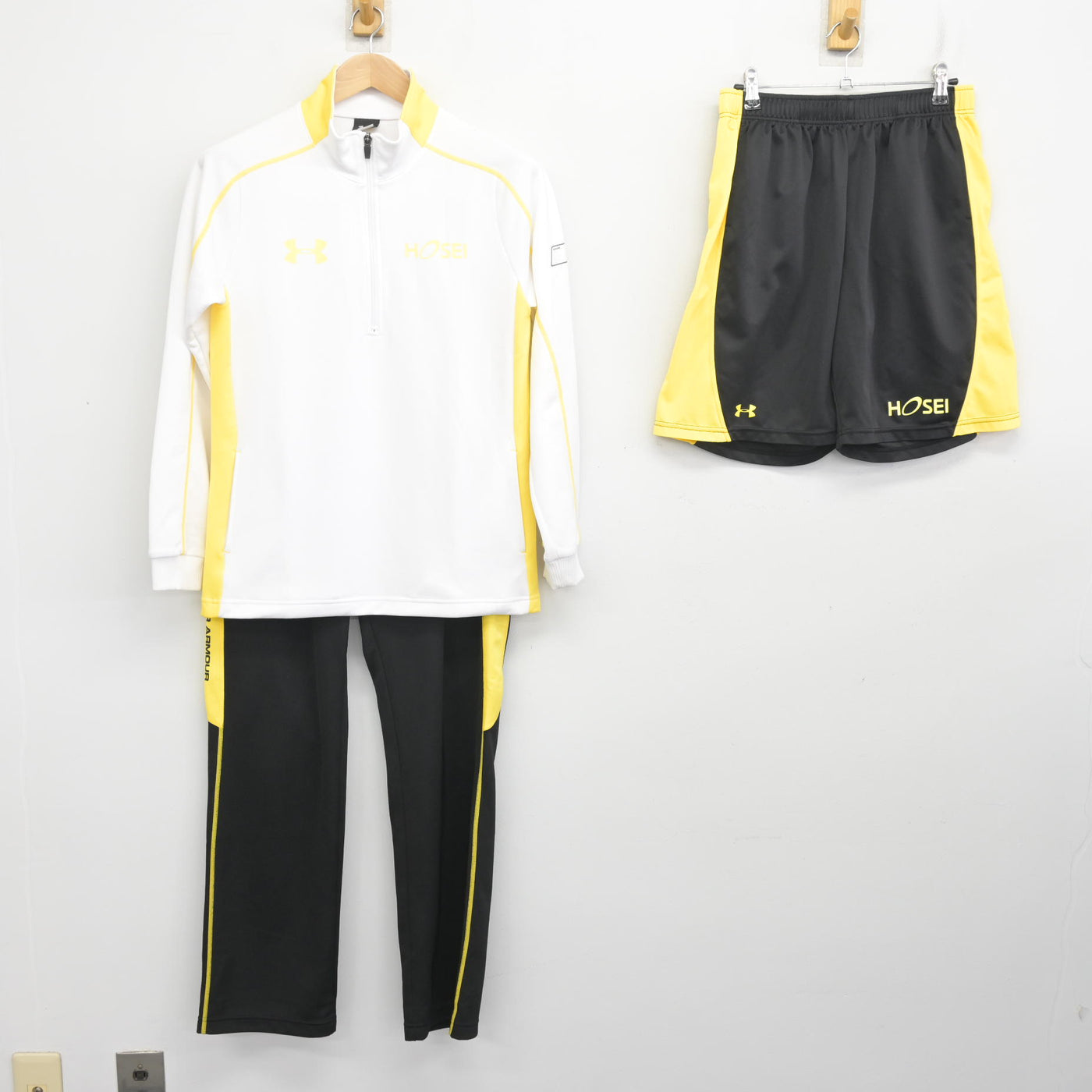 中古】神奈川県 法政大学第二高等学校 女子制服 3点 (ジャージ 上