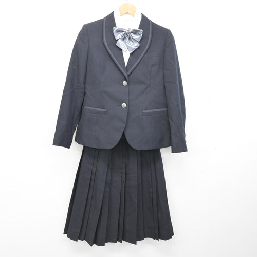 中古】兵庫県 神戸龍谷中学校高等学校 女子制服 4点 (ブレザー・シャツ 