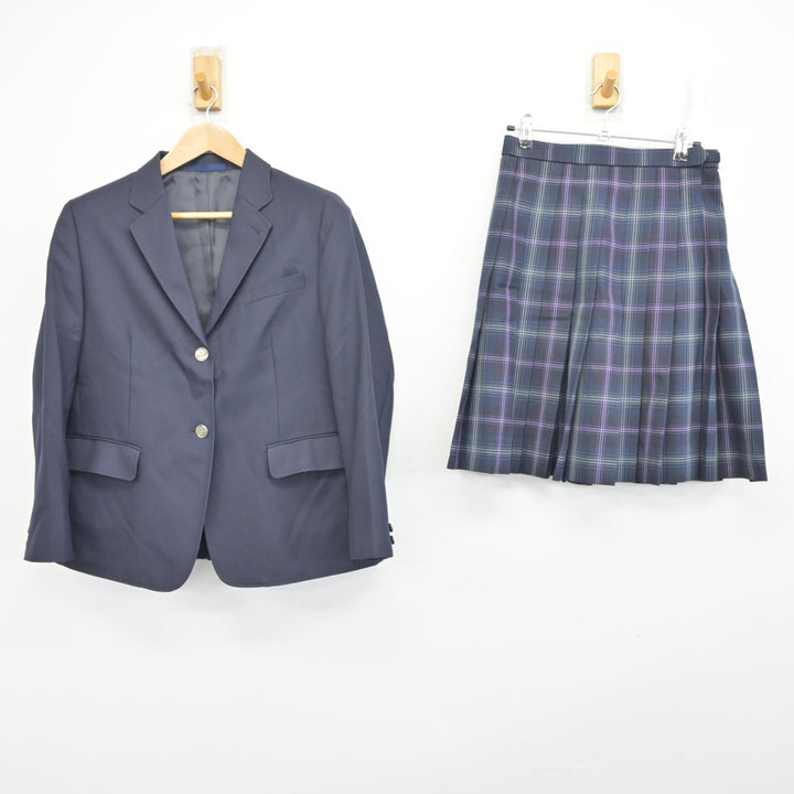 中古】 飛鳥未来高等学校 女子制服 2点 (ブレザー・スカート) sf137028