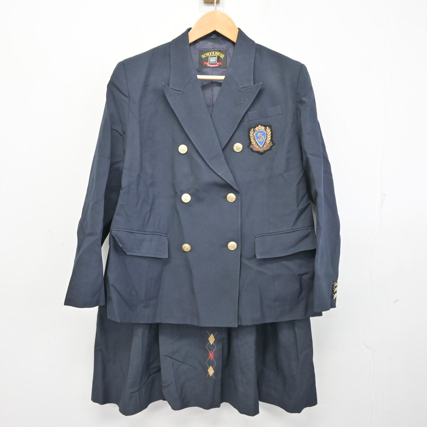 中古】埼玉県 埼玉栄高等学校/旧制服 女子制服 2点 (ブレザー 