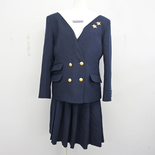 中古】 飛鳥未来高等学校 女子制服 2点 (シャツ・スカート) sf116903