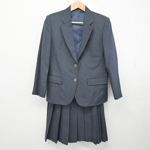 中古】京都府 西京極中学校 女子制服 4点 (ブレザー・スカート