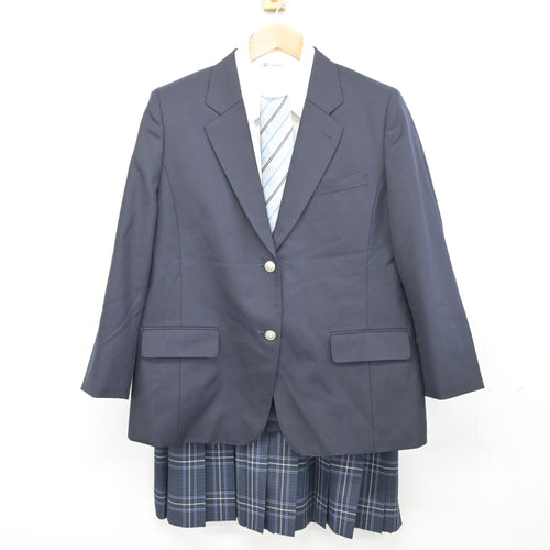 【商談中】京都　中学　高校　女子　制服　上下　ブレザー 中古】東京都 東京都立第五商業高等学校 女子制服 4点 (ブレザー