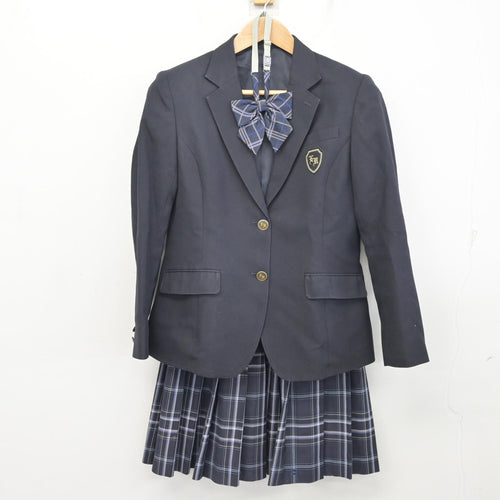 中古】茨城県 鉾田第一高等学校 女子制服 3点 (ブレザー・スカート
