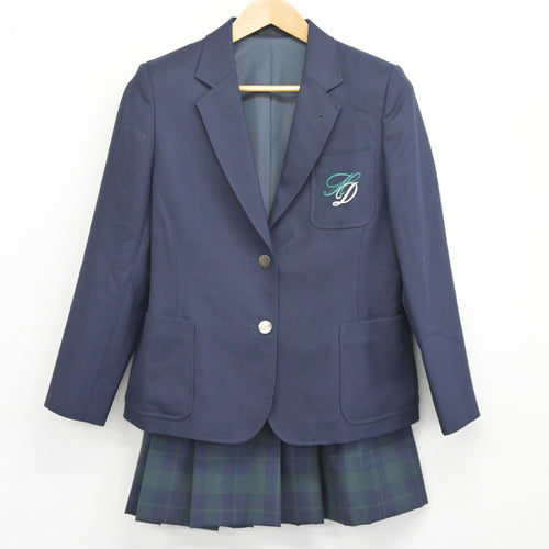 中古】大阪府 池田高等学校 女子制服 3点 (ブレザー・スカート