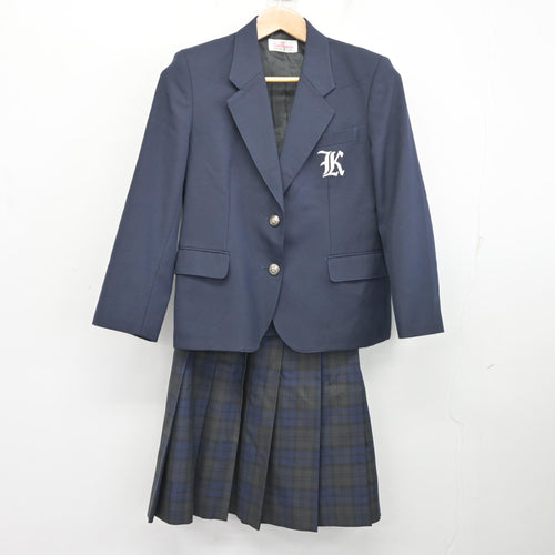 中古】 飛鳥未来きずな高等学校 女子制服 5点 (ブレザー・シャツ
