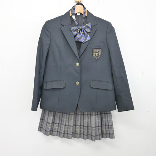 中古】埼玉県 小松原女子高等学校 女子制服 3点 (ブレザー・スカート