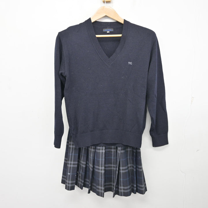 橘学苑 スカート 中古】神奈川県 橘学苑中学校・高等学校 女子制服 4点 (ブレザー