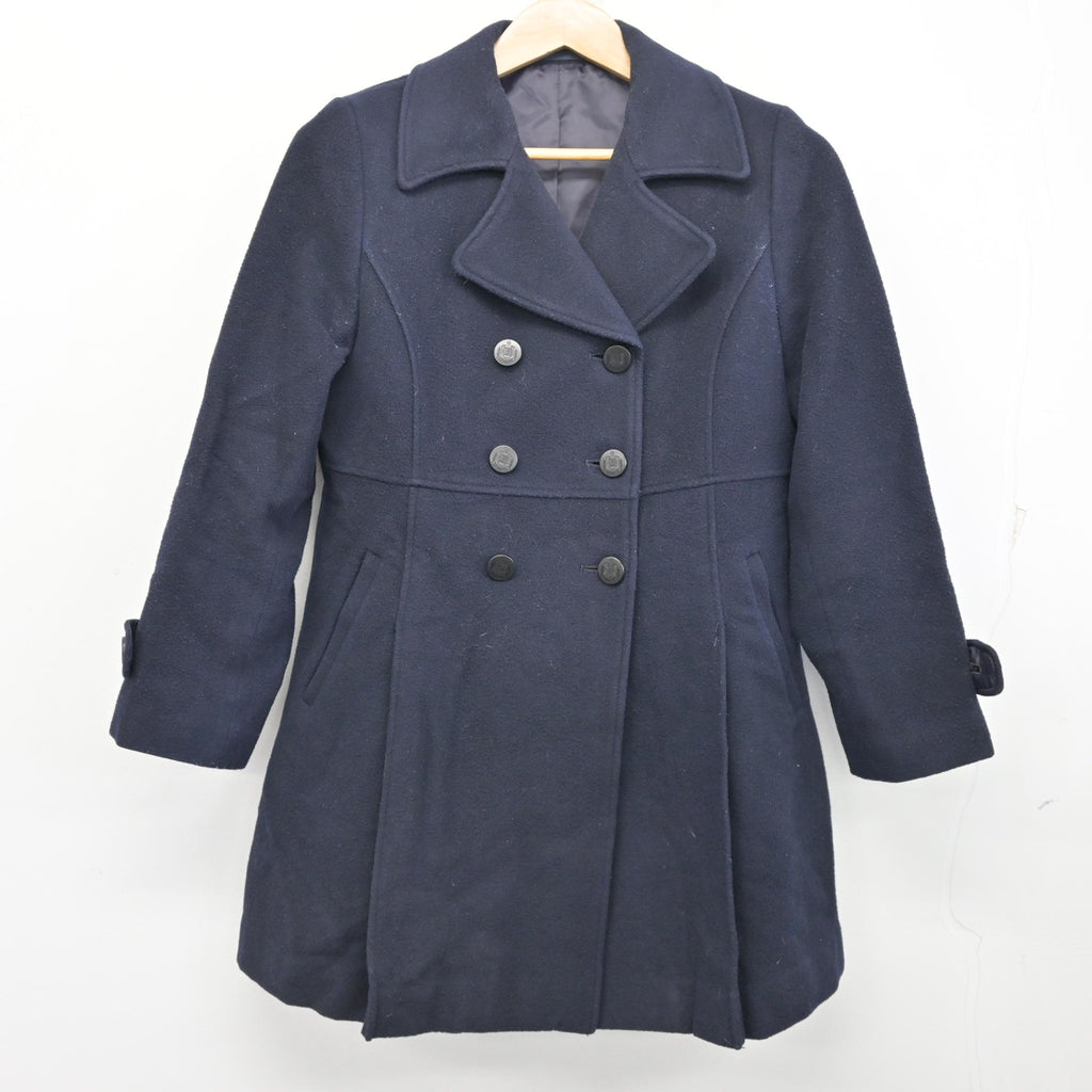 中古】東京都 江戸川女子高等学校 女子制服 1点 (コート) sf139574