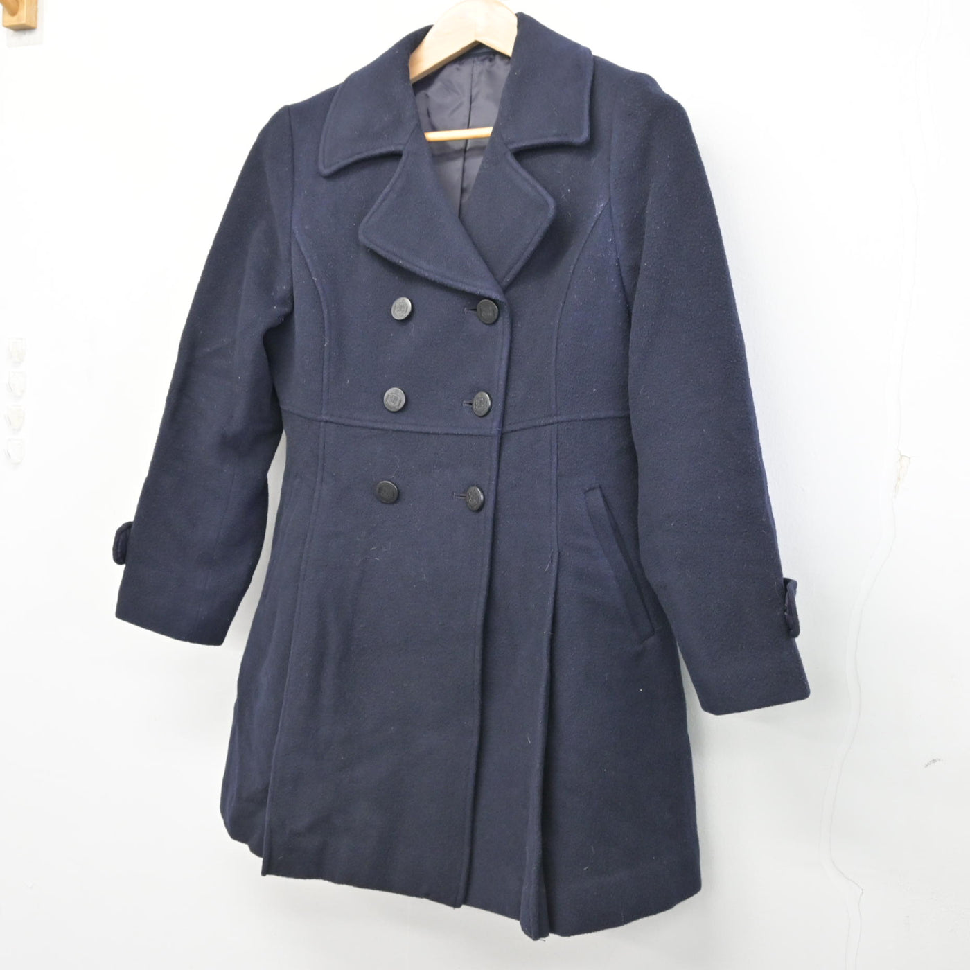 中古】東京都 江戸川女子高等学校 女子制服 1点 (コート) sf139574 