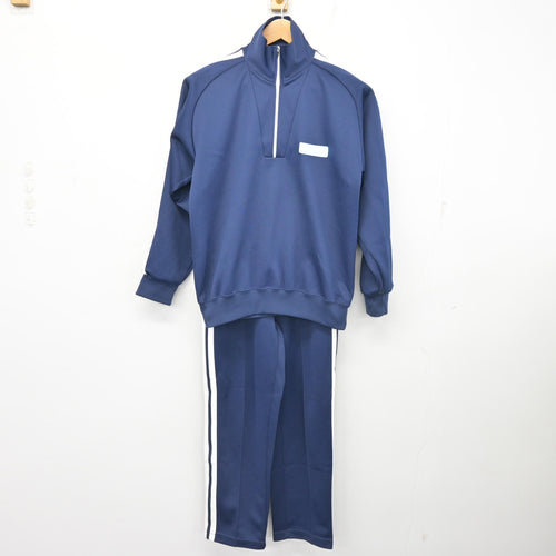中古】千葉県 木更津第二中学校 女子制服 2点 (ジャージ 上・ジャージ