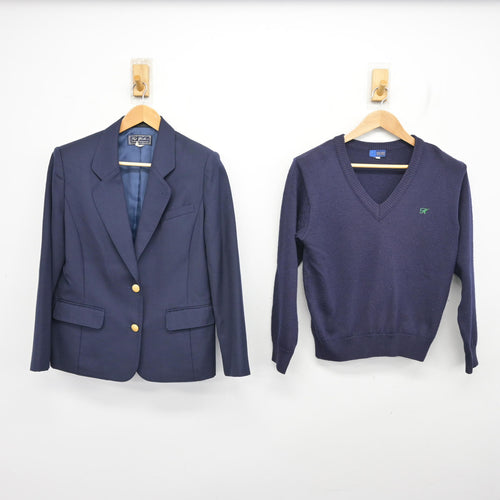 中古】広島県 安田女子大学 女子制服 2点 (ブレザー・スカート
