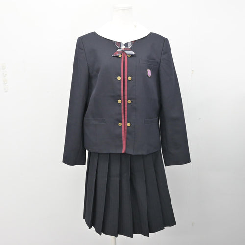 中古】 飛鳥未来高等学校 女子制服 3点 (ブレザー・スカート) sf132947