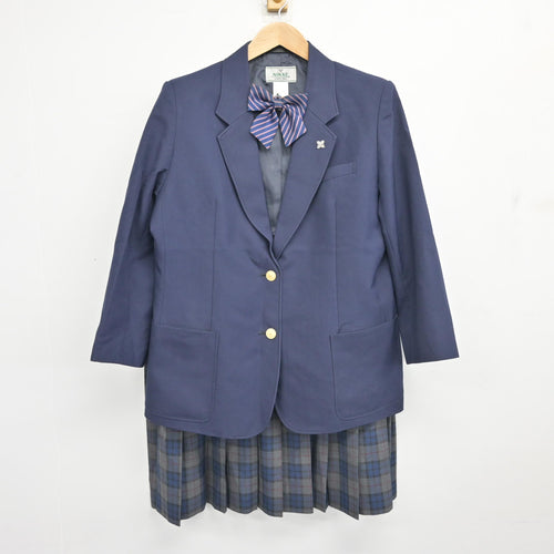 中古】神奈川県 橘学苑高等学校 女子制服 4点 (ブレザー・シャツ