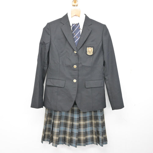中古】 飛鳥未来高等学校 女子制服 2点 (ブレザー・スカート) sf137028