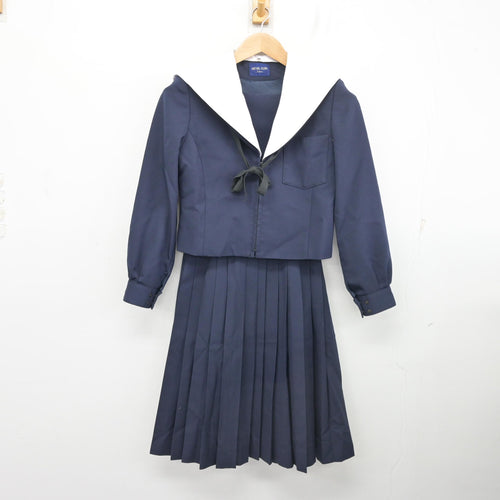 中古】高知県 土佐女子高等学校 女子制服 2点 (セーラー服・スカート