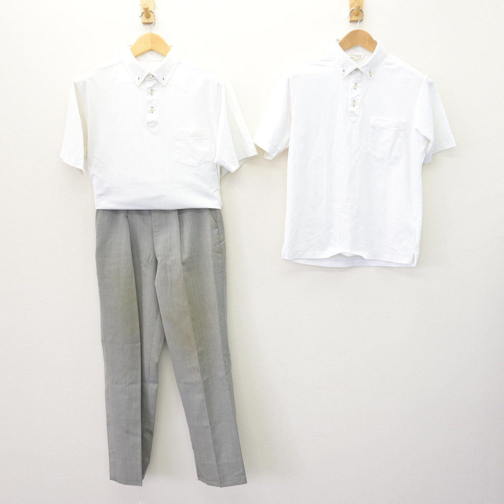 中古】岩手県 盛岡大学附属高等学校 男子制服 3点 (シャツ・シャツ