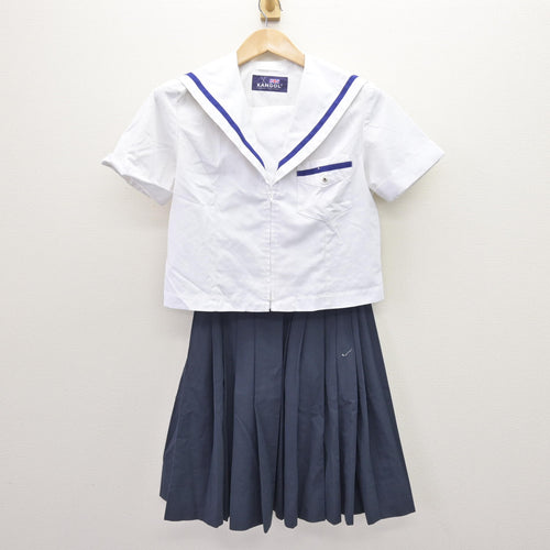 中古】高知県 土佐女子中学高等学校 女子制服 2点 (セーラー服
