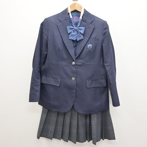 中古】 飛鳥未来高等学校 女子制服 2点 (ブレザー・スカート) sf137028