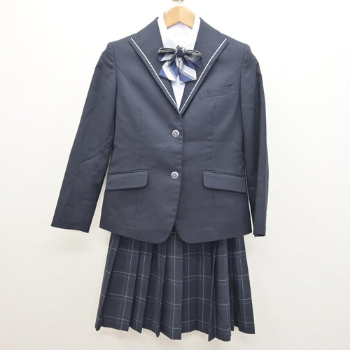 中古】 飛鳥未来高等学校 女子制服 2点 (ブレザー・スカート) sf137028
