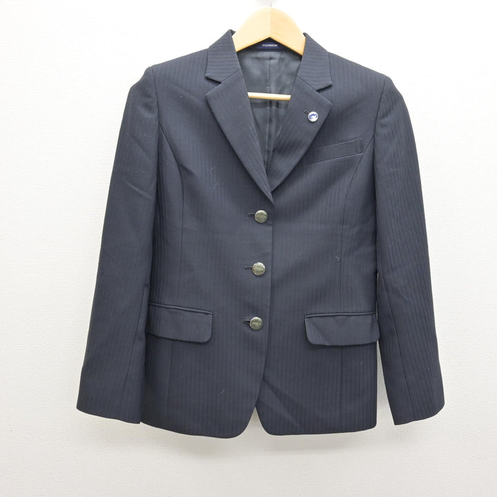 中古】兵庫県 神戸市立六甲アイランド高等学校 女子制服 5点 (ブレザー