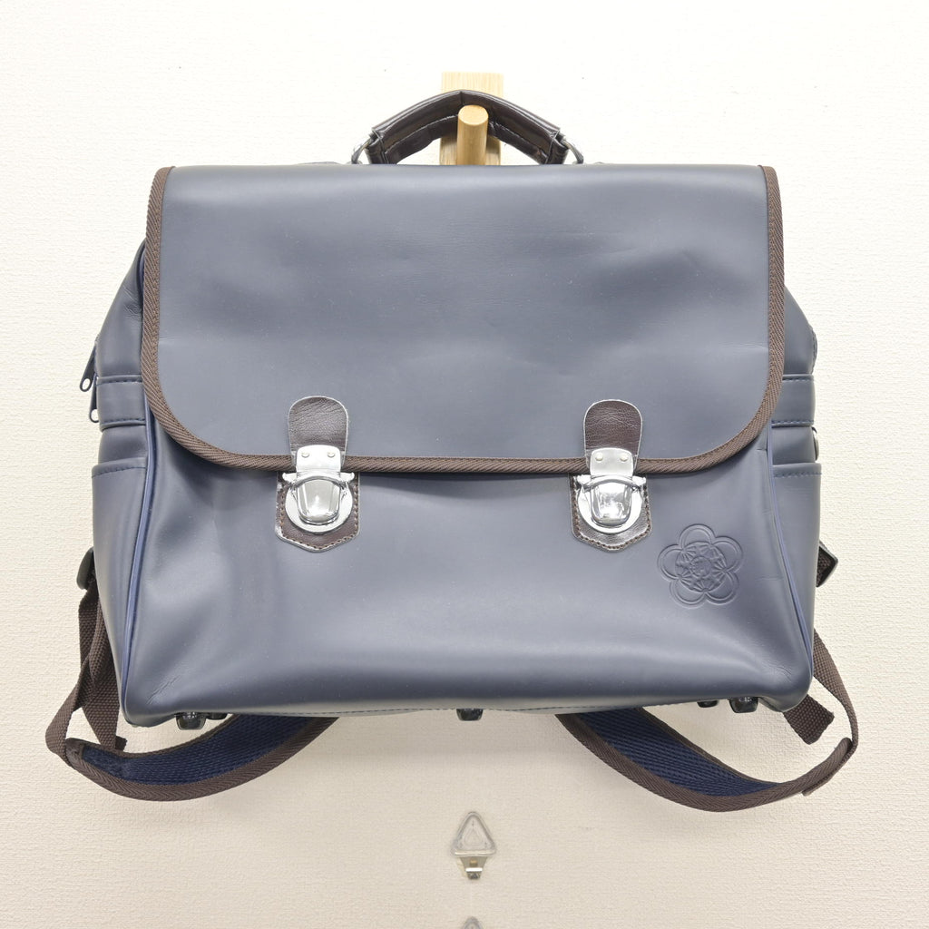 明浄学院高等学校 革カバン 中古】大阪府 明浄学院高等学校 女子制服 1点 (カバン) sf151261