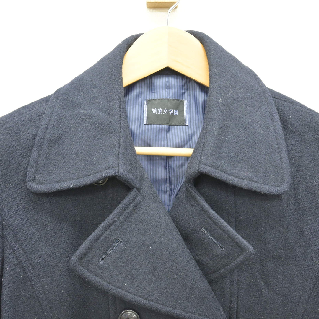 中古】福岡県 筑紫女学園高等学校 女子制服 1点 (コート) sf151385