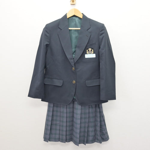 中古】 飛鳥未来高等学校 女子制服 5点 (ブレザー・シャツ・スカート