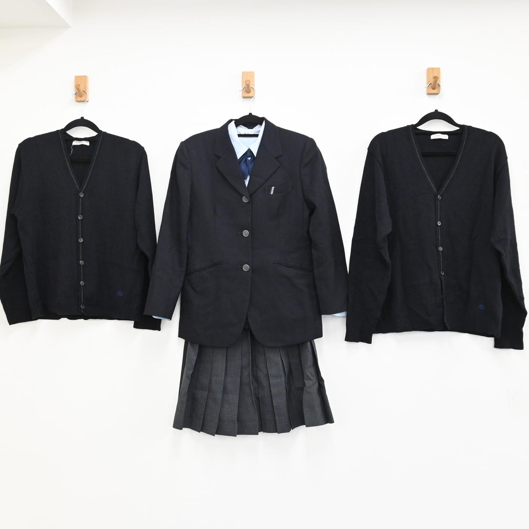 中古制服】三重県 鈴鹿高校 女子制服 6点（ブレザー・カーディガン・ブラウス 長袖・スカート・リボン） sf000026【リサイクル学生服】 | 中古 制服通販パレイド