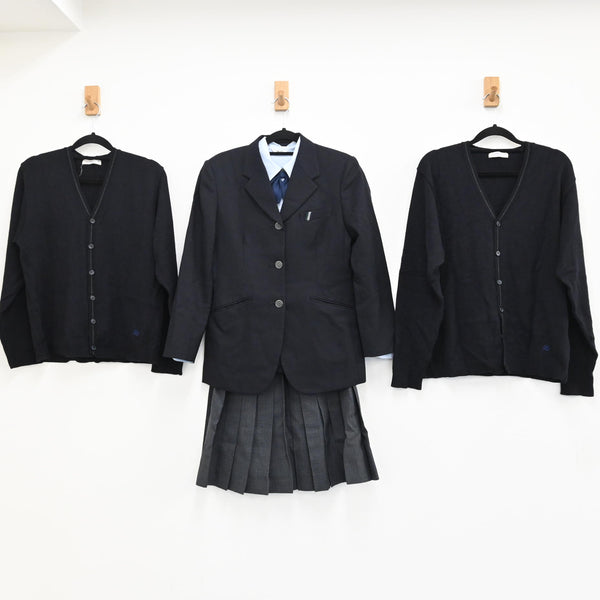 【中古制服】三重県 鈴鹿高校 女子制服 6点（ブレザー・カーディガン・ブラウス 長袖・スカート・リボン） sf000026【リサイクル学生服】 |  中古制服通販パレイド