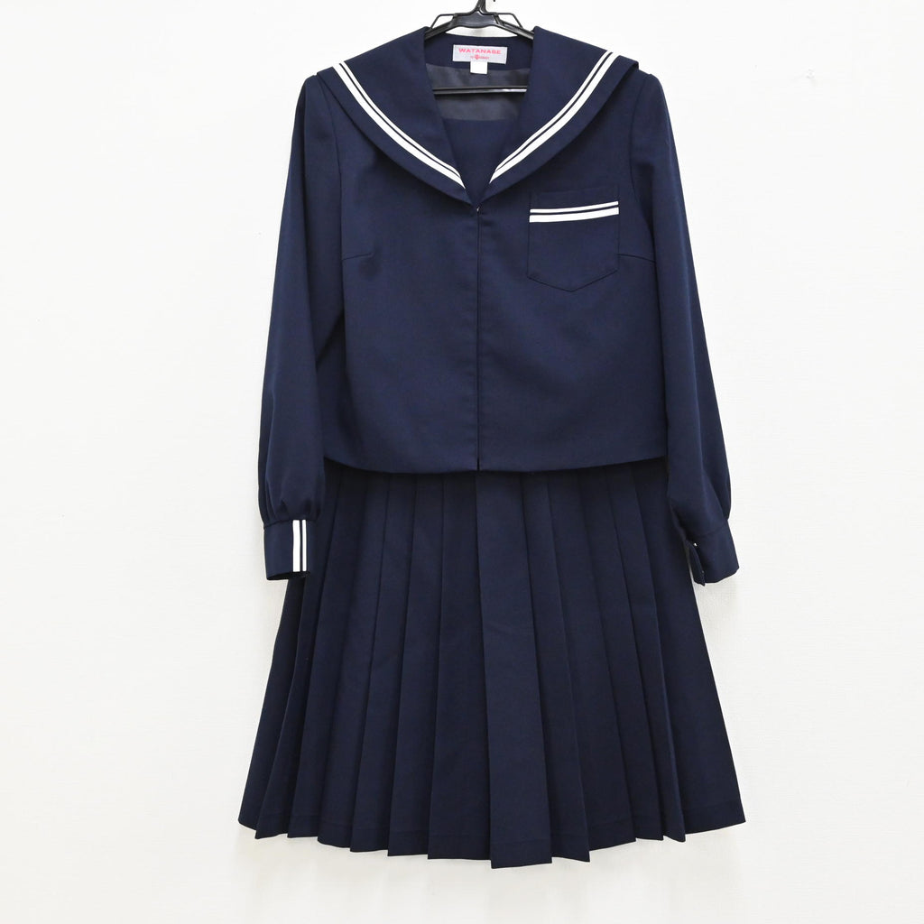 【中古制服】静岡県 浜松市立丸塚中学校 女子制服 2点（セーラー服 冬・スカート 冬） sf000039【リサイクル学生服】 | 中古制服通販パレイド