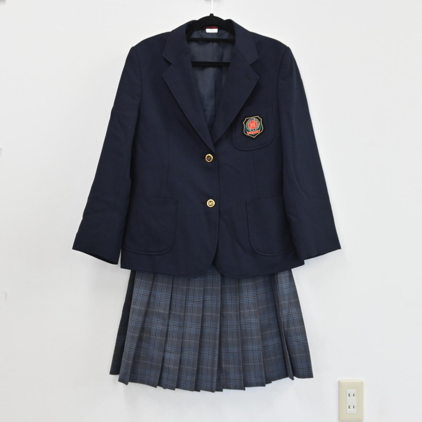 【中古】東京都 保谷中学校 女子制服 2点（ブレザー・スカート） sf000047