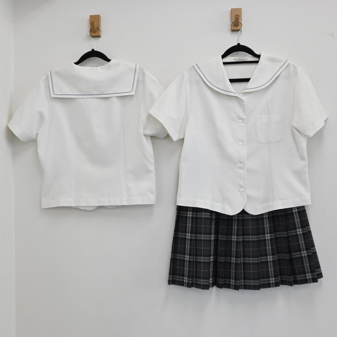 中古制服】栃木県 真岡北陵高校 女子制服 3点（セーラー服 夏・スカート） sf000057【リサイクル学生服】 | 中古制服通販パレイド