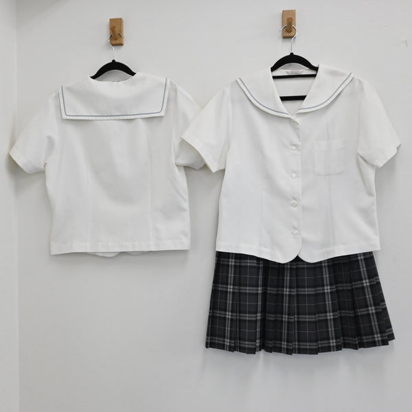 【中古制服】栃木県 真岡北陵高校 女子制服 3点（セーラー服 夏・スカート） sf000057【リサイクル学生服】 | 中古制服通販パレイド