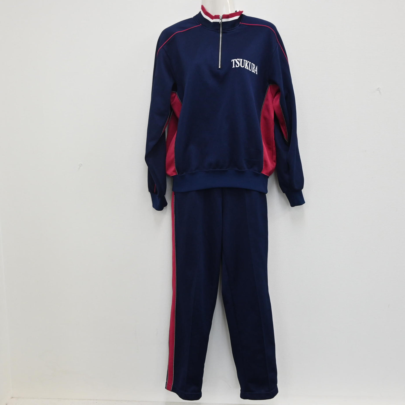 【中古】茨城県 谷田部中学校 女子制服 2点（ジャージ 上・ジャージ 下） sf000114
