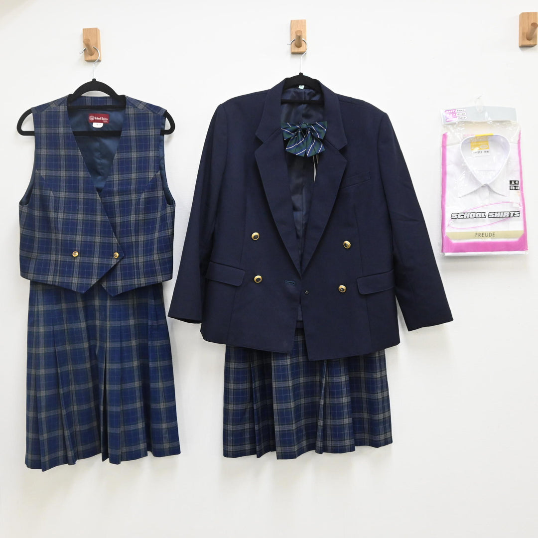 中古制服】宮城県 聖ウルスラ学院英智高等学校 女子制服 6点（ブレザー・ベスト・スカート・シャツ・リボン ） sf000132【リサイクル学生服】 |  中古制服通販パレイド