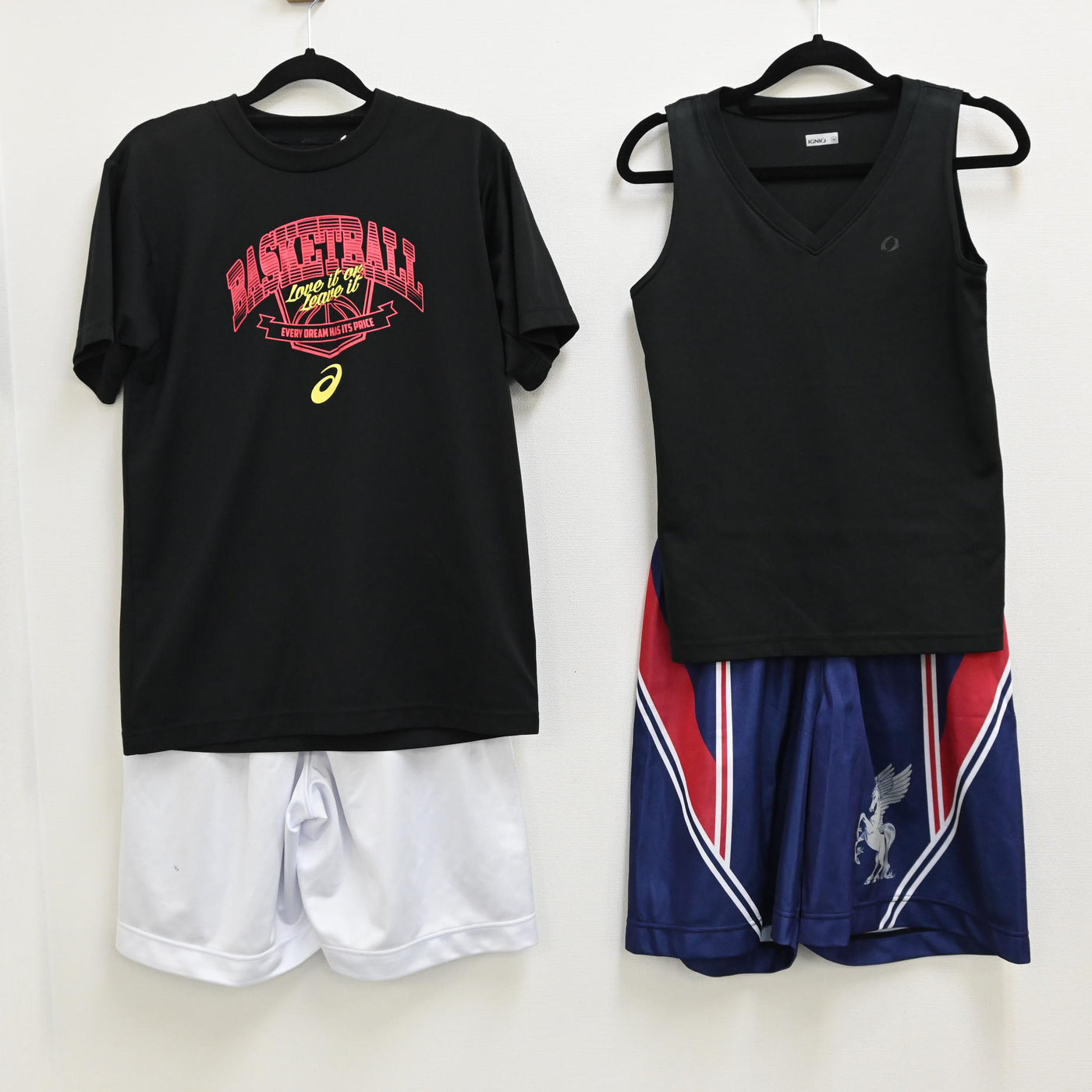【中古】兵庫県 兵庫県高砂市立荒井中学校 バスケ部ユニフォーム 女子制服 6点（部活ユニフォーム ） sf000154