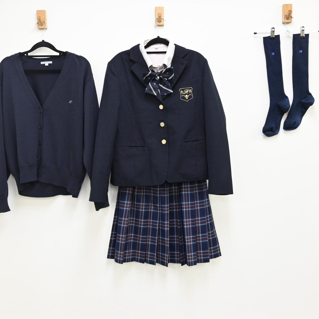 【中古制服】神奈川県 白鵬女子高等学校 女子制服 8点（ブレザー・スカート・カーディガン・シャツ 長袖・ネクタイ・靴下） sf000161【リサイクル 学生服】 | 中古制服通販パレイド