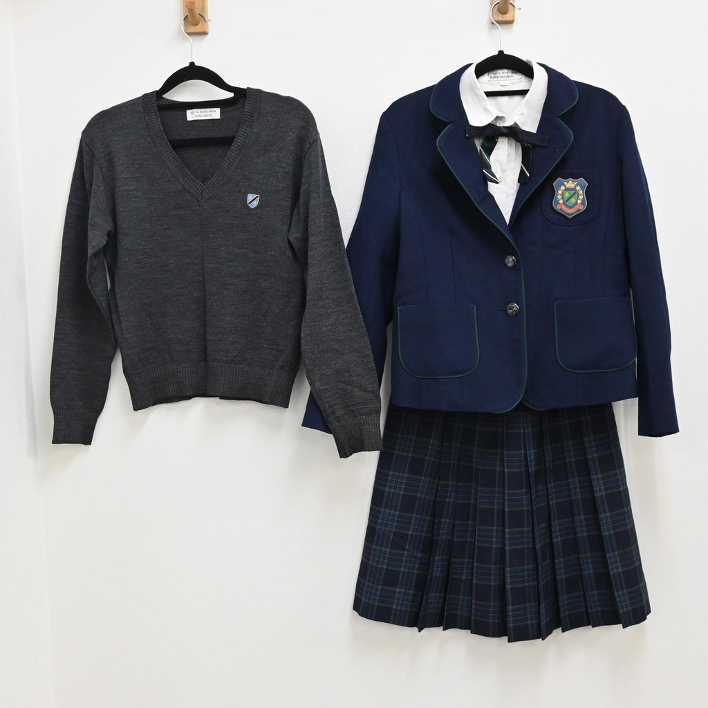【中古制服】東京都 國學院高校 女子制服 5点（ブレザー・スカート 