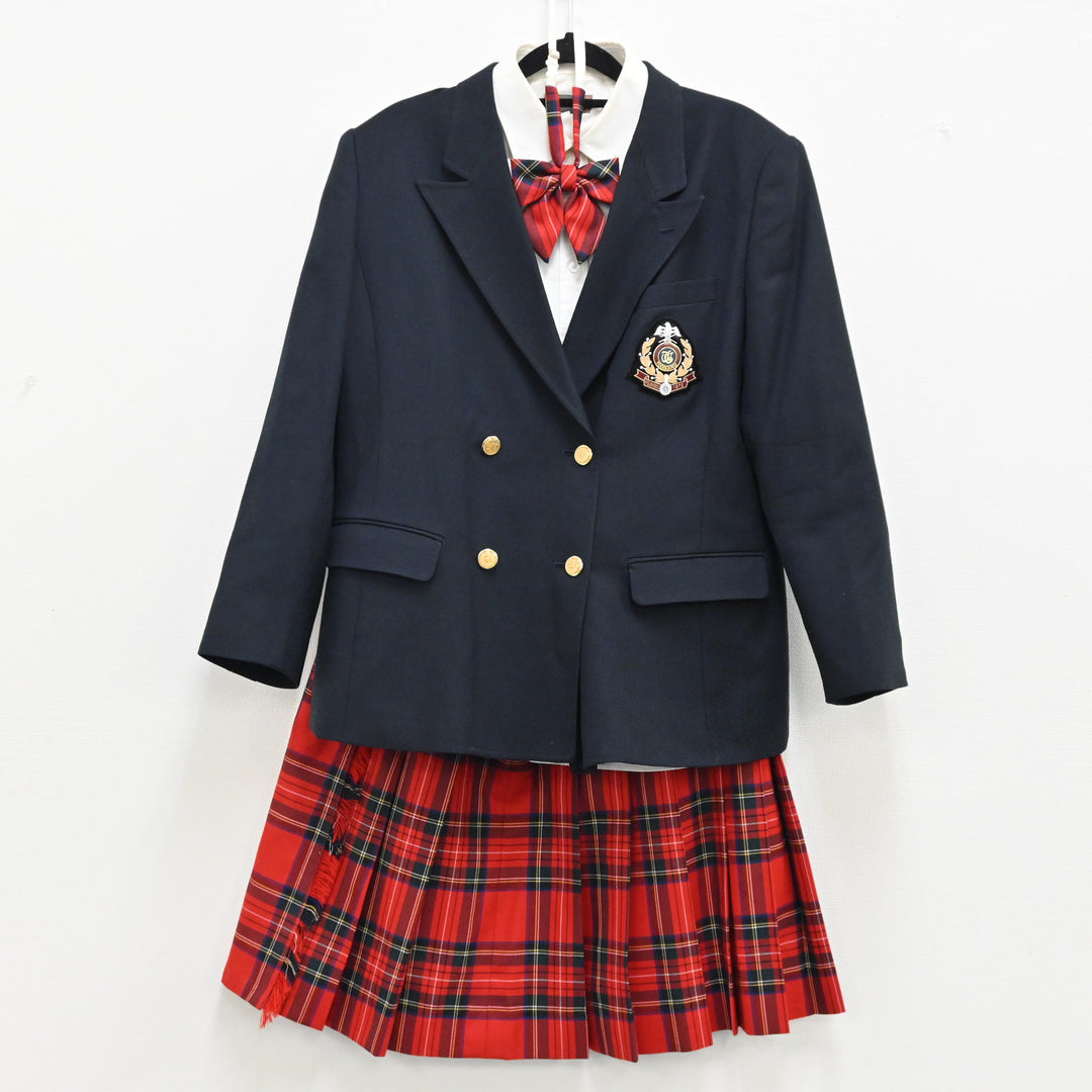 【中古制服】青森県 東奥義塾高校 女子制服 4点（ブレザー・スカート・ブラウス 長袖・リボン ） sf000210【リサイクル学生服】 | 中古制服 通販パレイド