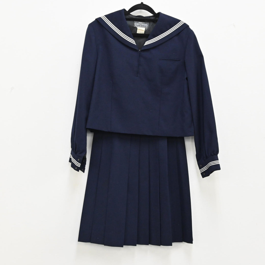 中古制服】東京都 小松川高校 女子制服 2点（セーラー服 冬・スカート） sf000213【リサイクル学生服】 | 中古制服通販パレイド