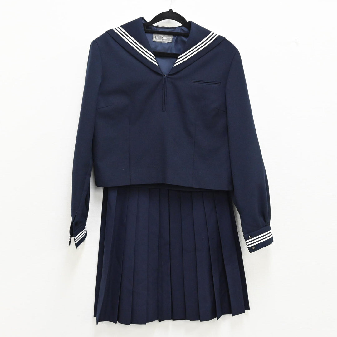 【中古制服】東京都 都立駒場高校 女子制服 2点（セーラー服 冬・スカート） sf000216【リサイクル学生服】 | 中古制服通販パレイド