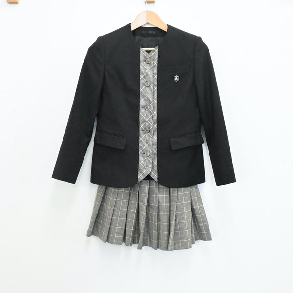 中古制服】福岡県 久留米学園高校 女子制服 2点(ブレザー 中古制服】福岡県 久留米学園高校 女子制服 2点(ブレザー