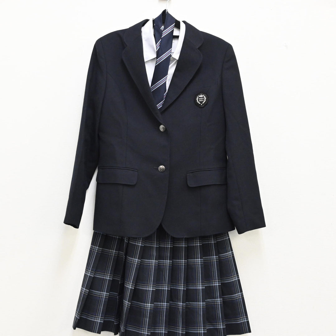 【中古制服】京都府 京都精華学園高校 女子制服 5点（ブレザー・ブラウス 長袖・スカート・ネクタイ ） sf000235【リサイクル学生服】 | 中古 制服通販パレイド