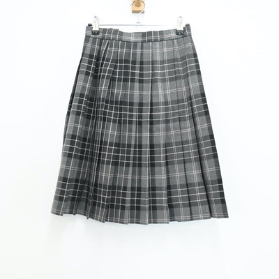 【中古】東京都 東京農業大学第一高等学校中等部 女子制服 5点（ニットベスト・ブラウス 半袖・リボン・スカート ） sf000238