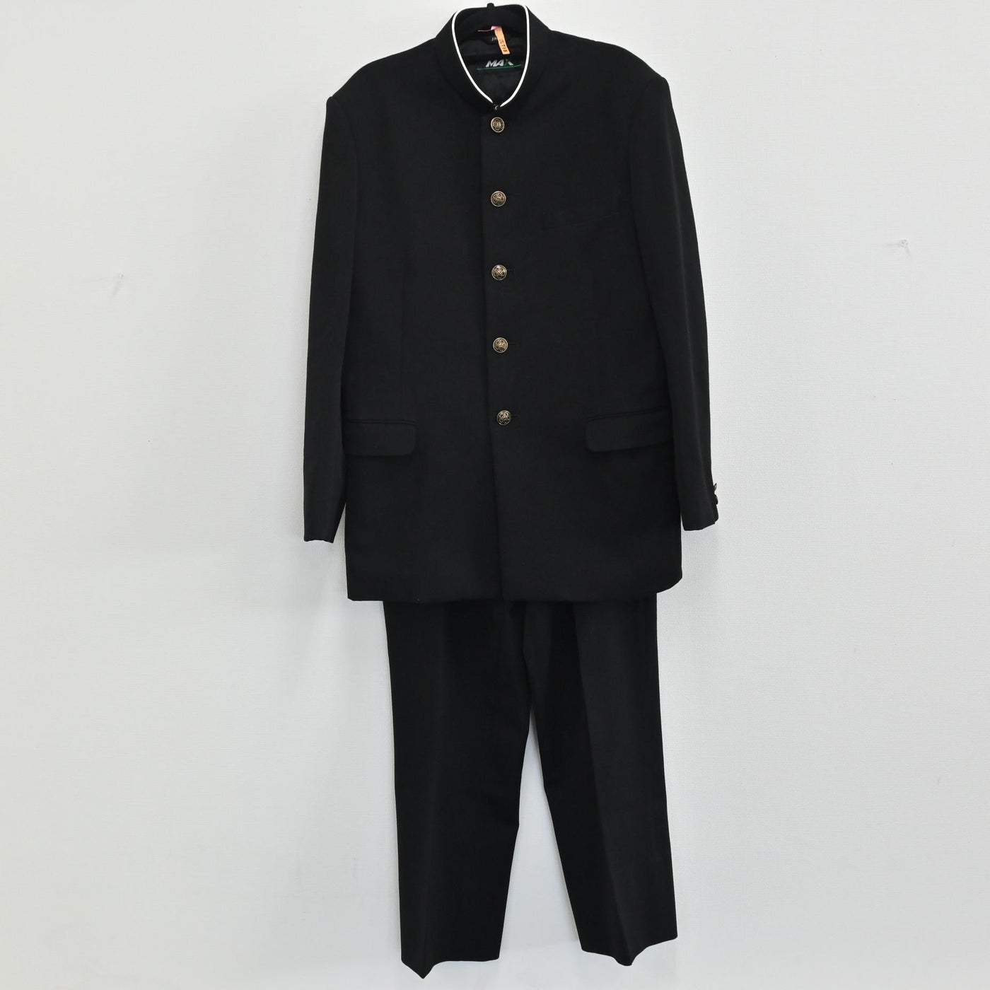 【中古】福岡県 原北中学校 男子制服 2点（学ラン・ズボン） sf000283